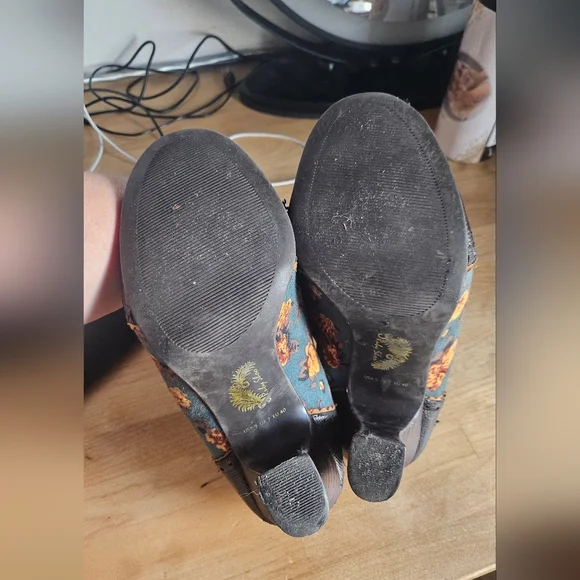 Floral Lace-Up Ruby Shoo Booties - Picture 6 of 7